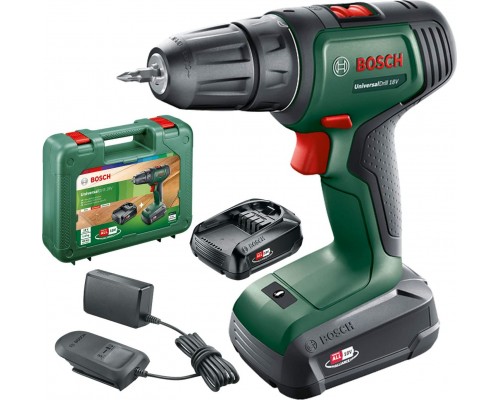 Bosch UniversalDrill 18 V 2 x akumulator 1.5 Ah (06039D4002)