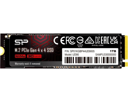 SSD Silicon Power UD90 1TB M.2 2280 PCI-E x4 Gen4 NVMe (SP01KGBP44UD9005               )