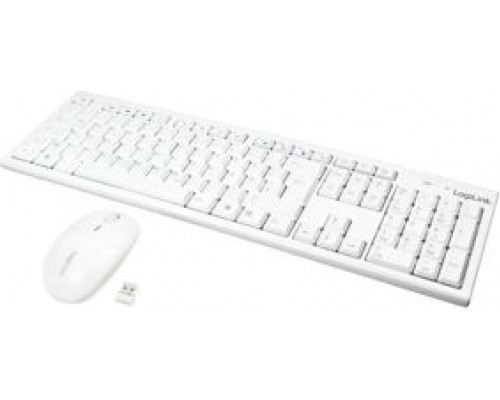 LogiLink Zestaw Bezprzewodowy 2,4GHz White ID0104W