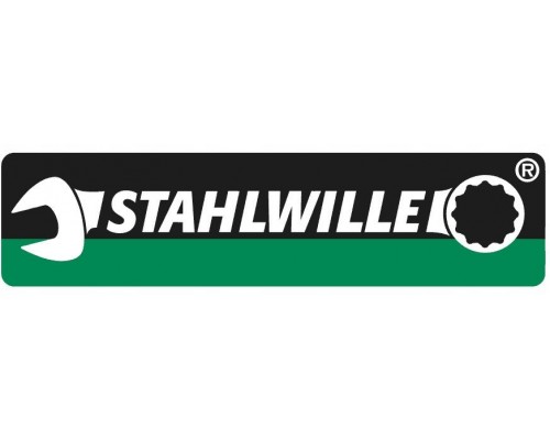 Stahlwille  1/2" 23-el.(17 nasadek calowych 12-kąt, grzechotka, 3 przedłużki, pokrętło, przegub) in case ABS STAHLWILLE