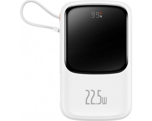 Powerbank Baseus Qpow Digital Display USB-C 10000 mAh White
