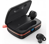 Choetech Choetech wireless TWS waterproof z panelem słonecznym i wbudowanym powerbankiem 2500mAh black (BH-T05)