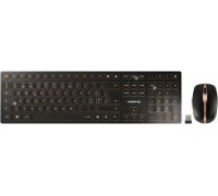 Cherry CHERRY DW 9100 SLIM  RF Wireless + Bluetooth QWERTZ Swiss Black