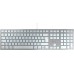 Cherry CHERRY KC 6000C FOR MAC klawiatura USB QWERTZ Niemiecki Srebrny