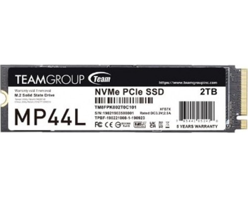 SSD TeamGroup MP44L 2TB M.2 2280 PCI-E x4 Gen4 NVMe (TM8FPK002T0C101)