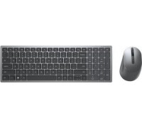 Dell DELL KM7120W keyboard Mouse included RF Wireless + Bluetooth QWERTZ German Gray, Titanium