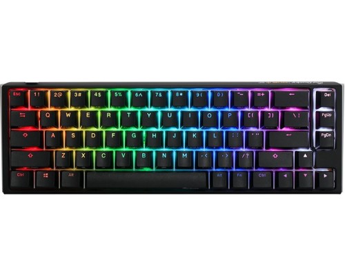 Ducky Ducky One 3 Classic Black/White SF Gaming Keyboard, RGB LED - MX-Speed-Silver