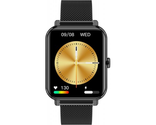 Smartwatch Garett GRC Classic Black Stalowy