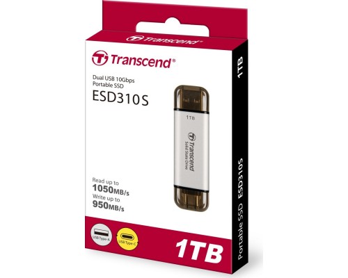 SSD Transcend ESD310S 1TB Silver (TS1TESD310S)