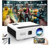 Zenwire Rzutnik LED WiFi 2.4/5GHz Android TV FULL HD 4K 24000lm 800 ansi Autofocus Autokeystone 4D Bluetooth 2x HDMI/2x USB/Ethernet/Audio Zenwire e660h