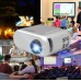 Zenwire Mini Przenośny Rzutnik WiFi 2.4/5 GHz Miracast Airplay Full HD do telefonu smartfona 3000 lm Zenwire d300s