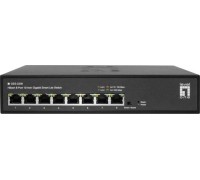 Switch LevelOne LevelOne GES-2208    L2 Gigabit Ethernet (10/100/1000) Black