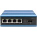 Switch Digitus Digitus 4-port   Fast Ethernet PoE, przemysłowy, niezarządzany, 1 łącze SFP