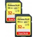 SD  SanDisk Extreme Plus SDHC 32 GB + 32 GB Class 10 UHS-I/U3 V30 (SDSDXWT-032G-GNCI2)