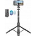 Selfie nūjiņa Crong SelfieGo Ultra Alumīnija pašportreta nūjiņa Bluetooth tripods (33-157,5cm)