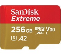 SD  SanDisk Extreme SDXC 256 GB UHS-I/U3 V30 (SDSQXAV-256G-GN6GN)