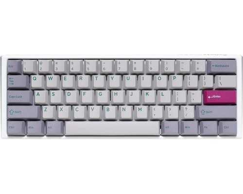 Ducky Ducky One 3 Mist Grey Mini Gaming Keyboard, RGB LED - MX-Silent-Red (US)
