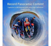 kandao Kandao QooCam 3 360° Action Camera - Motorcycle Combo