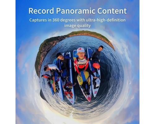 kandao Kandao QooCam 3 360° Action Camera - Motorcycle Combo