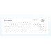 CleanKeys GETT CLEANKEYS CK4 KABELLOS 2,4Ghz klawiatura szklana pojemnościowa integr.Touchpad und NUM block IP65 można dezynfekować szkło Gorilla Układ: DE