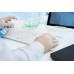 CleanKeys GETT CLEANKEYS CK4 KABELLOS 2,4Ghz klawiatura szklana pojemnościowa integr.Touchpad und NUM block IP65 można dezynfekować szkło Gorilla Układ: DE