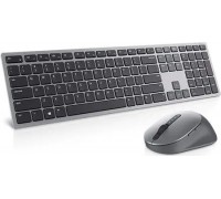 Dell Dell | Premier Multi-Device Klaviatūra ir pelė | KM7321W | Klaviatūra ir pelė | Wireless | Batteries included | EN/LT | Titan pilkas | Belaidė jungtis