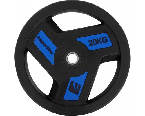 inSPORTline rubberized Herk 20kg 30mm color black (9204)