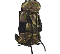 vidaXL Plecak turystyczny, zielone moro, 60 L, tkanina Oxford