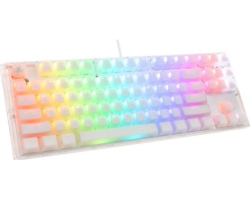 Ducky Ducky One 3 Aura White TKL Gaming Keyboard, RGB LED - Kailh Jellyfish Y (US)