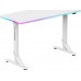 Gaming galds Ultradesk Iron White 132.5 cmx60.5 cm