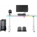 Gaming galds Ultradesk Iron White 132.5 cmx60.5 cm