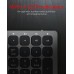 Keysonic KEYSONIC KSK-8023BTRF Full-Size Keyboard BT RF Windows macOS Android USB Type C Kabel Laden in 2 bis 3 Stunden Reichweite von 8 m
