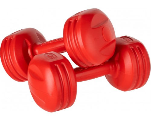 Rebel ‎‎‎‎Dumbbells RBA-2308 bituminous 2 x 3 kg