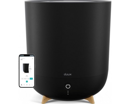 Duux Duux | Smart Humidifier | Neo | Water tank capacity 5 L | Suitable for rooms up to 50 m² | Ultrasonic | Humidification capacity 500 ml/hr | Black