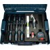 Bosch screwdriver and hand tool set, 19 pieces, pliers set (blue, L-BOXX 102)