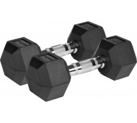 Rebel ‎‎Hantel RBA-2325 rubberized 2 x 8 kg