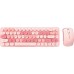 Mofii Bezprzewodowy zestaw klawiatura+myszka MOFII iBean Pro New 2.4G (Rose)