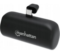 Manhattan 5000 mAh Plug USB Typ-C 10W Black