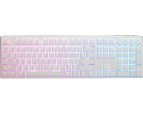 gamingowa Ducky One 3 Aura White, RGB LED - MX-Silent-Red