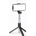 Selfie nūjiņa Hurtel Selfie nūjiņa WR1YXS teleskopisks tripods 0.71m ar apaļo lampu - black