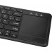 LogiLink LogiLink Tastatur Wireless mit Touchpad, 2,4 GHz, schwarz
