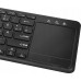 LogiLink LogiLink Tastatur Wireless mit Touchpad, 2,4 GHz, schwarz