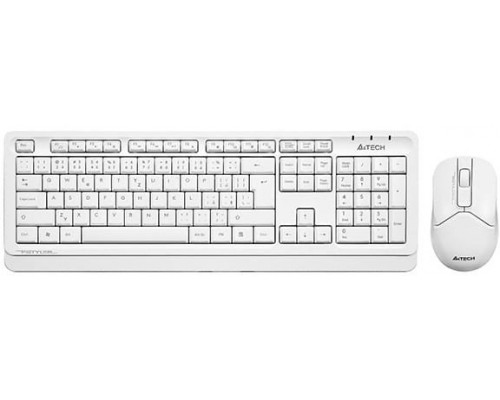 A4Tech A4tech Set klávesnice+myš FG1012, Bezdrátový, US, bílá