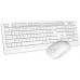 A4Tech A4tech Set klávesnice+myš FG1012, Bezdrátový, US, bílá