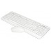 A4Tech A4tech Set klávesnice+myš FG1012, Bezdrátový, US, bílá