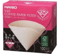 Hario Hario - Filtry papierowe Misarashi brązowe - V60-01 - 100 Sztuk