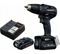 Panasonic Zestaw PANASONIC Wiertarko - wkrętarka udarowa 2 x 18V/3,0Ah + ładowarka,  z walizką (14,4V współpracująca)