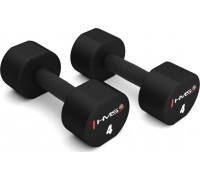 HMS Dumbbells HPT04 poliuretanowe 2 x 4 kg