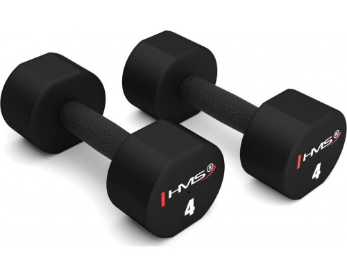 HMS Dumbbells HPT04 poliuretanowe 2 x 4 kg