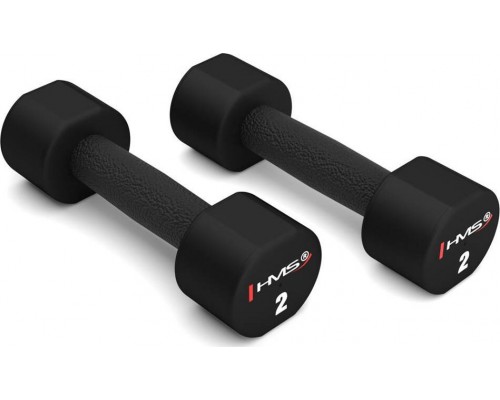 HMS Dumbbells HPT02 poliuretanowe 2 x 2 kg